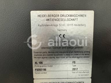Heidelberg  XL 106-6+L Picture 13